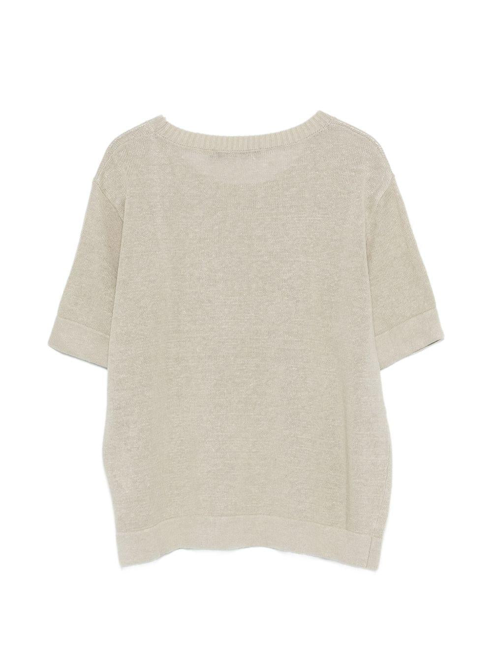 SEVENTY T-shirt in lino misto cotone