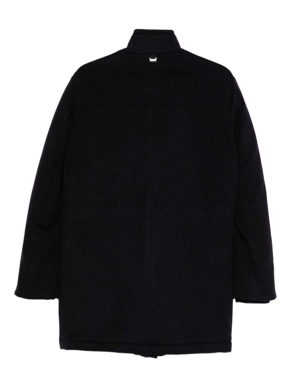 CORNELIANI Cappotto in lana nero