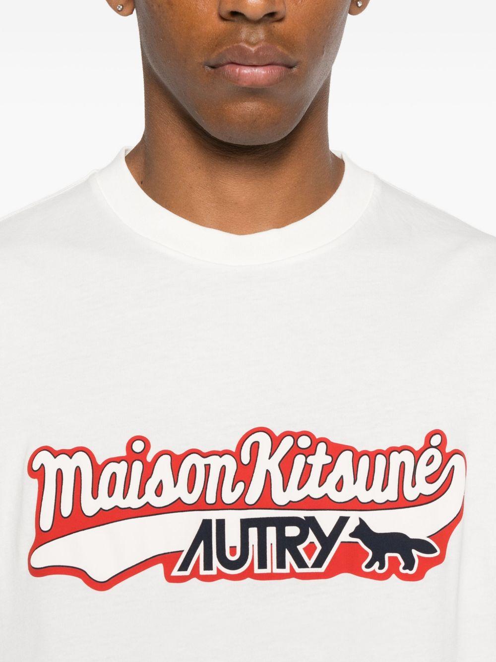 AUTRY T-shirt a maniche corte bianca