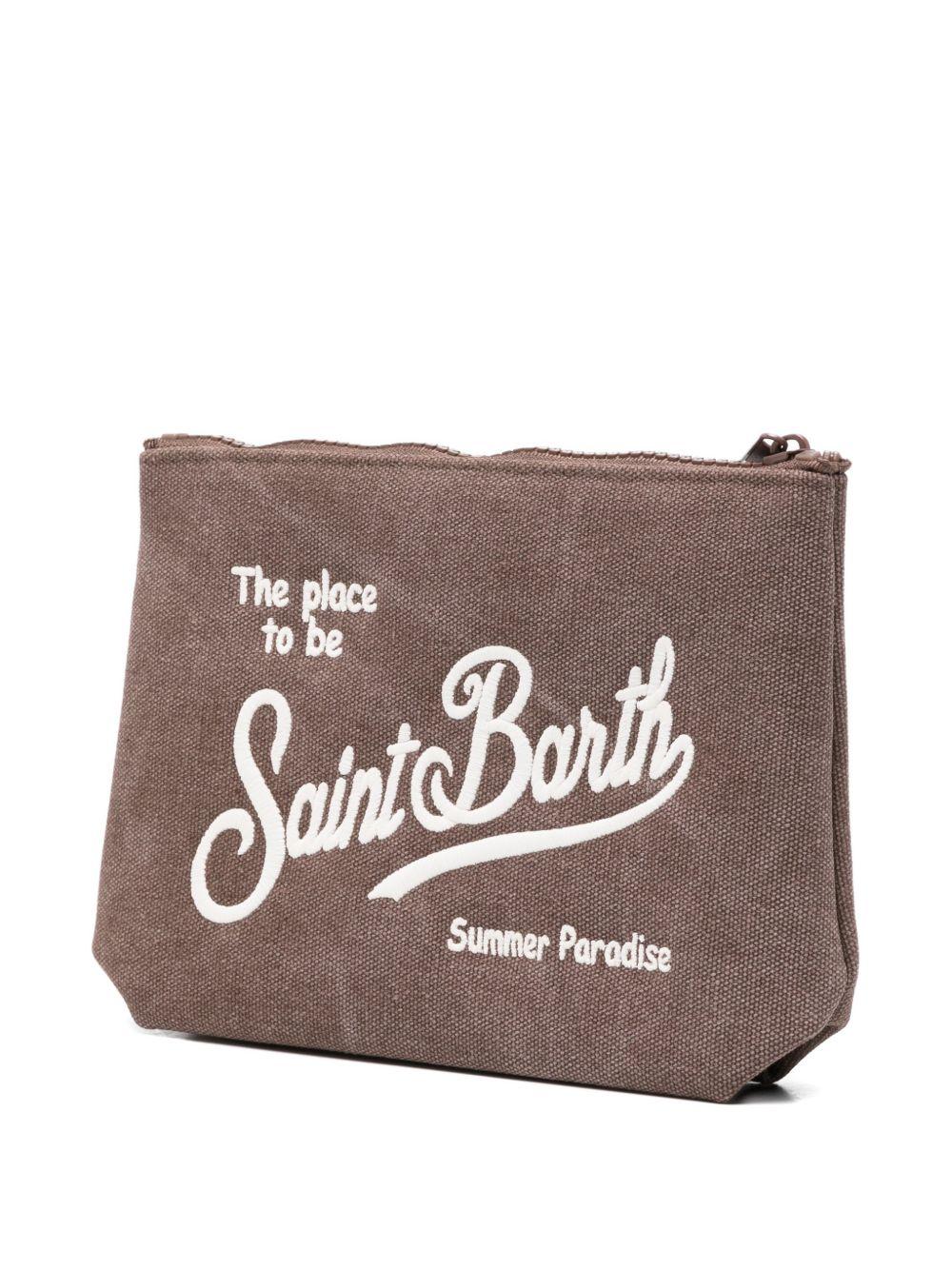MC2 SAINT BARTH Pochette clutch bag Alina marrone