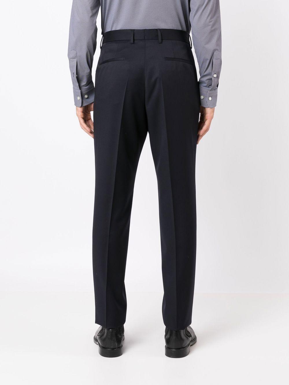 BOSS Pantaloni H Genius in lana vergine blu navy