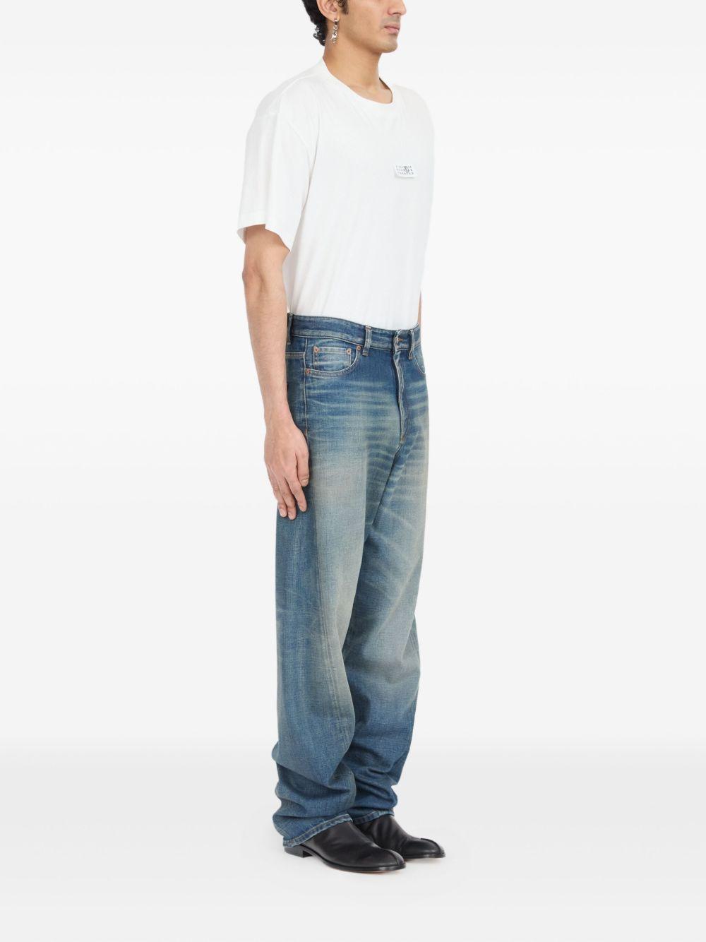 MM6 MAISON MARGIELA Jeans cotone denim azzurro