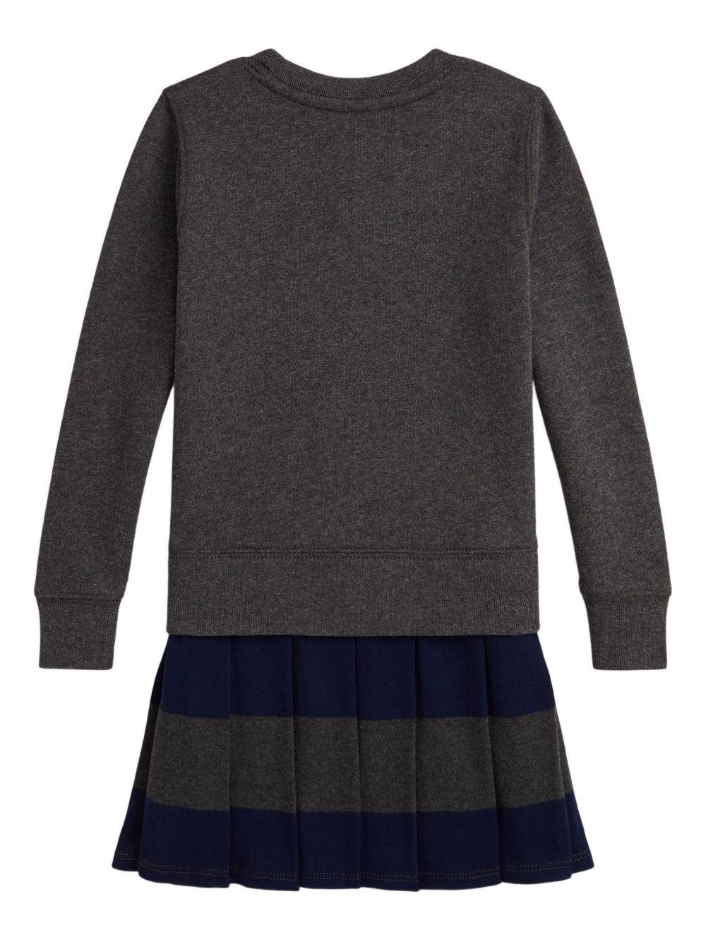 POLO RALPH LAUREN Abito con gonna a pieghe