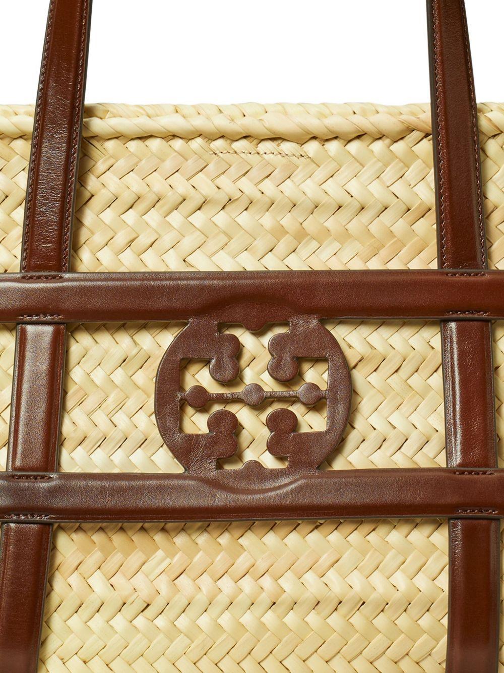 TORY BURCH Borsa shopping 'Ella' in rafia