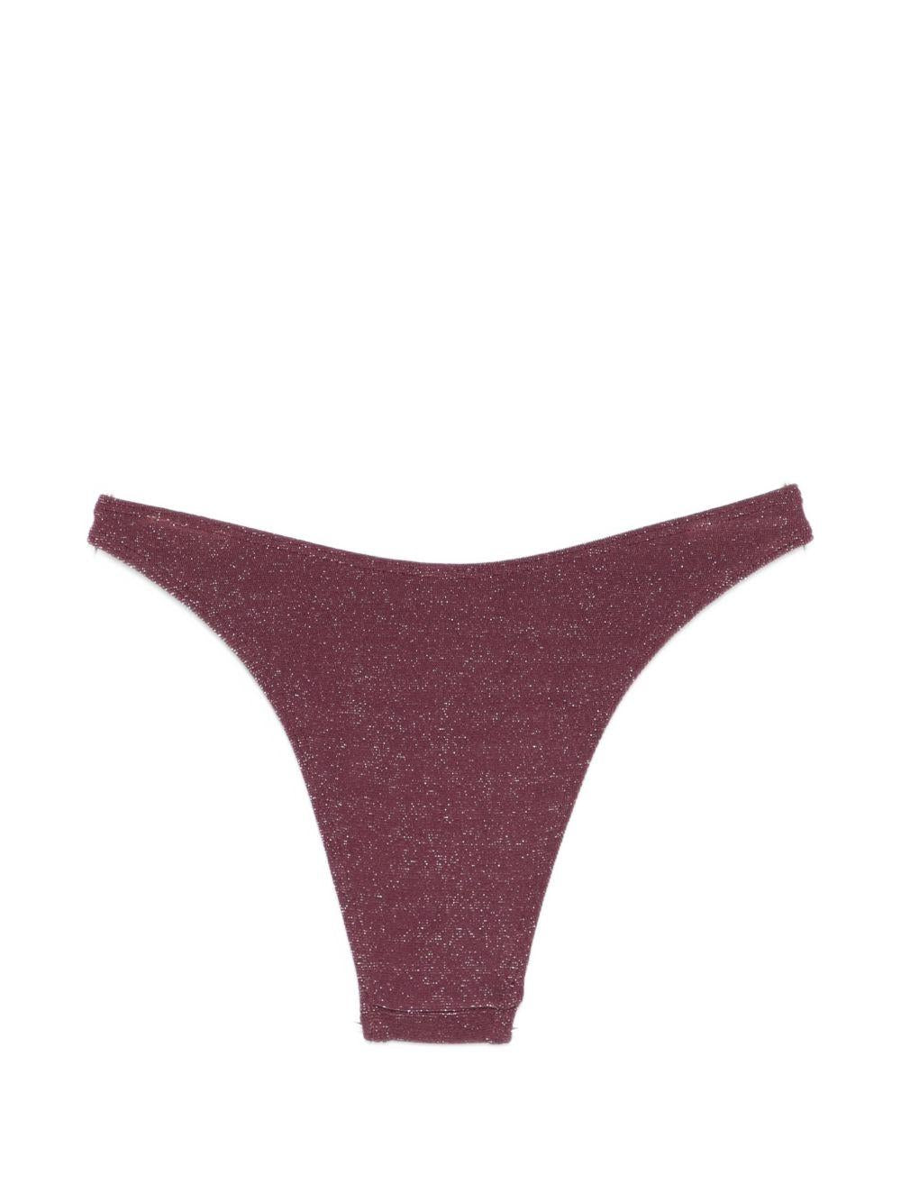BOND EYE Slip bikini Scene in lurex color bordeaux