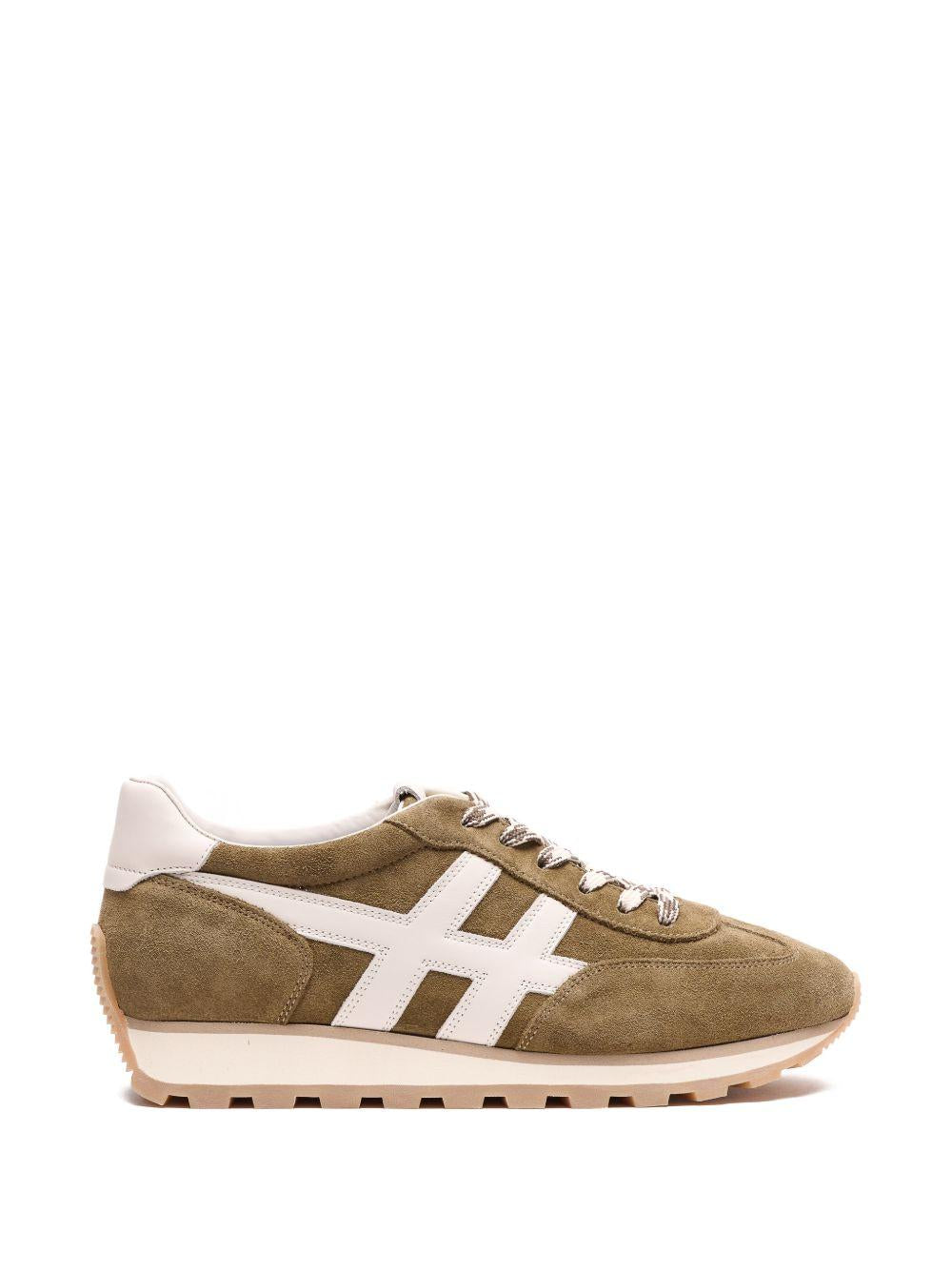 HOGAN Sneakers H701 in camoscio marrone