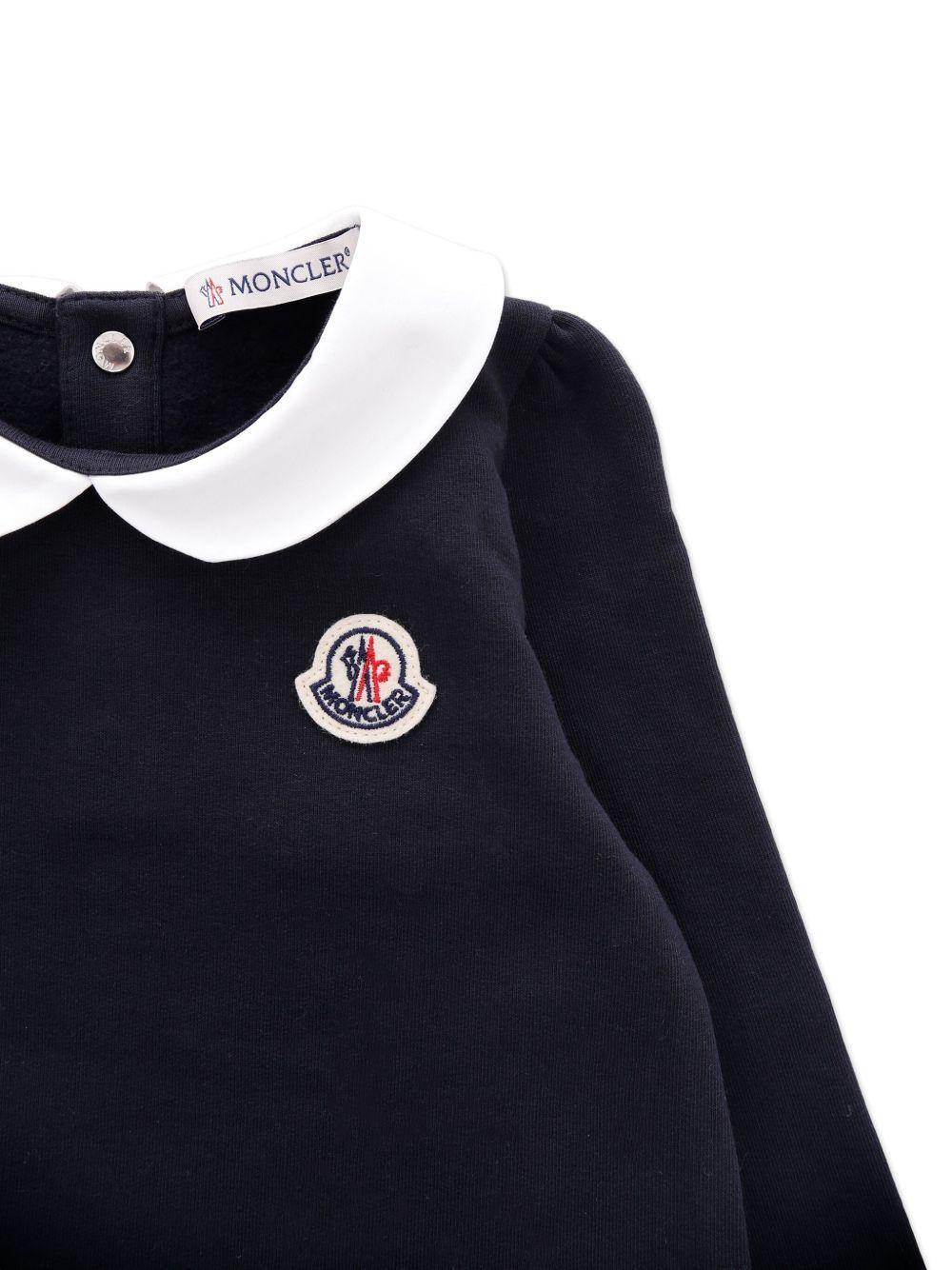 MONCLER Abito con colletto alla Peter Pan