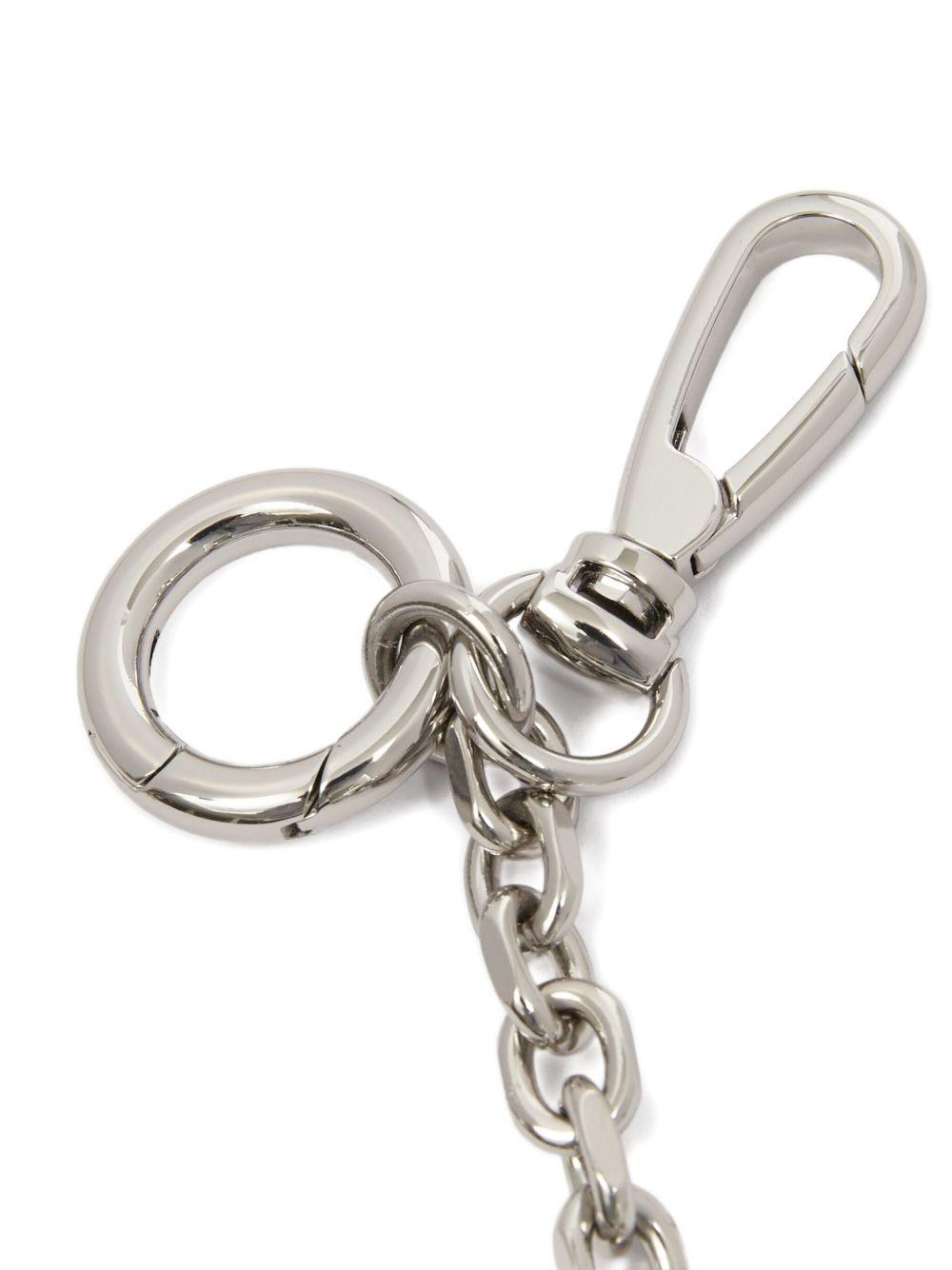 MAISON MARGIELA Portachiavi argento in ottone