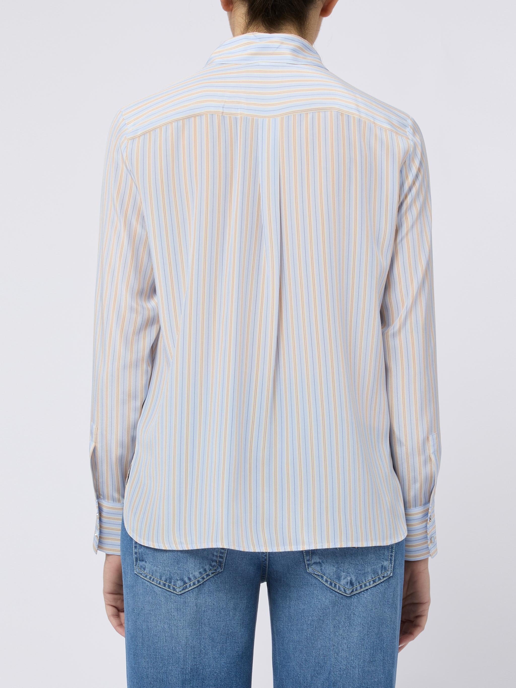 MAX MARA STUDIO Camicia Flirt a righe celeste