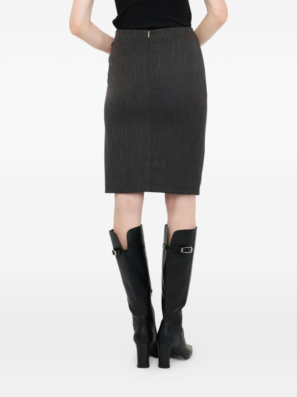 LIUJO Gonna midi con spacco