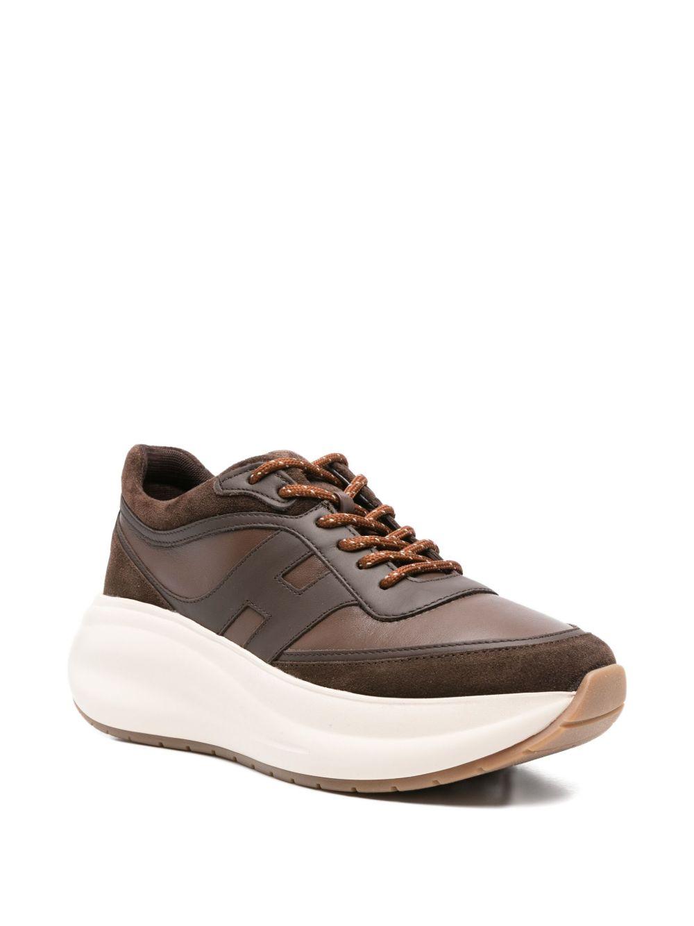 HOGAN Sneakers con inserti in suede