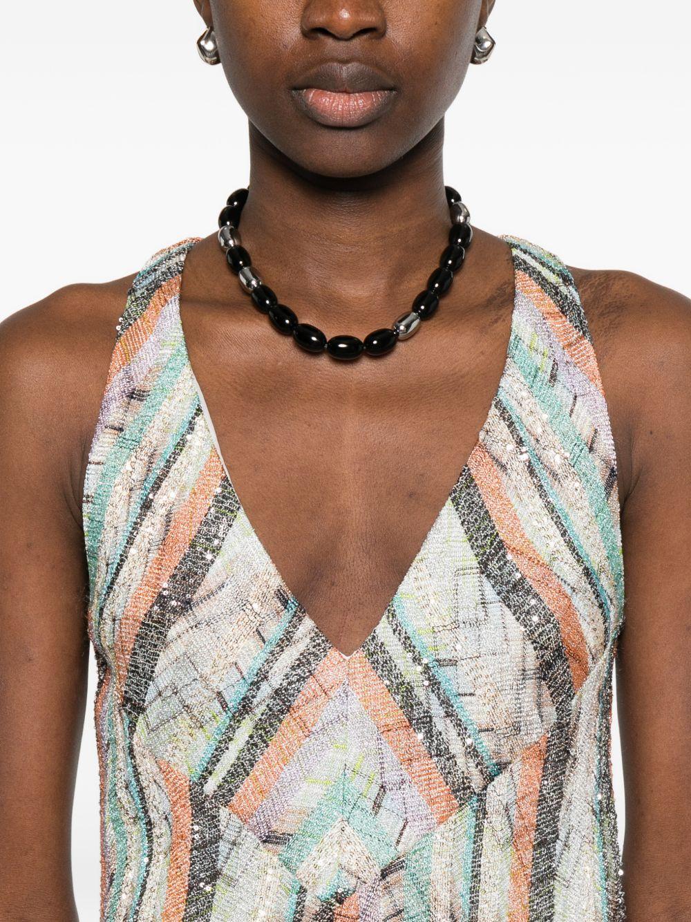 MISSONI Abito lungo in fantasia multicolore