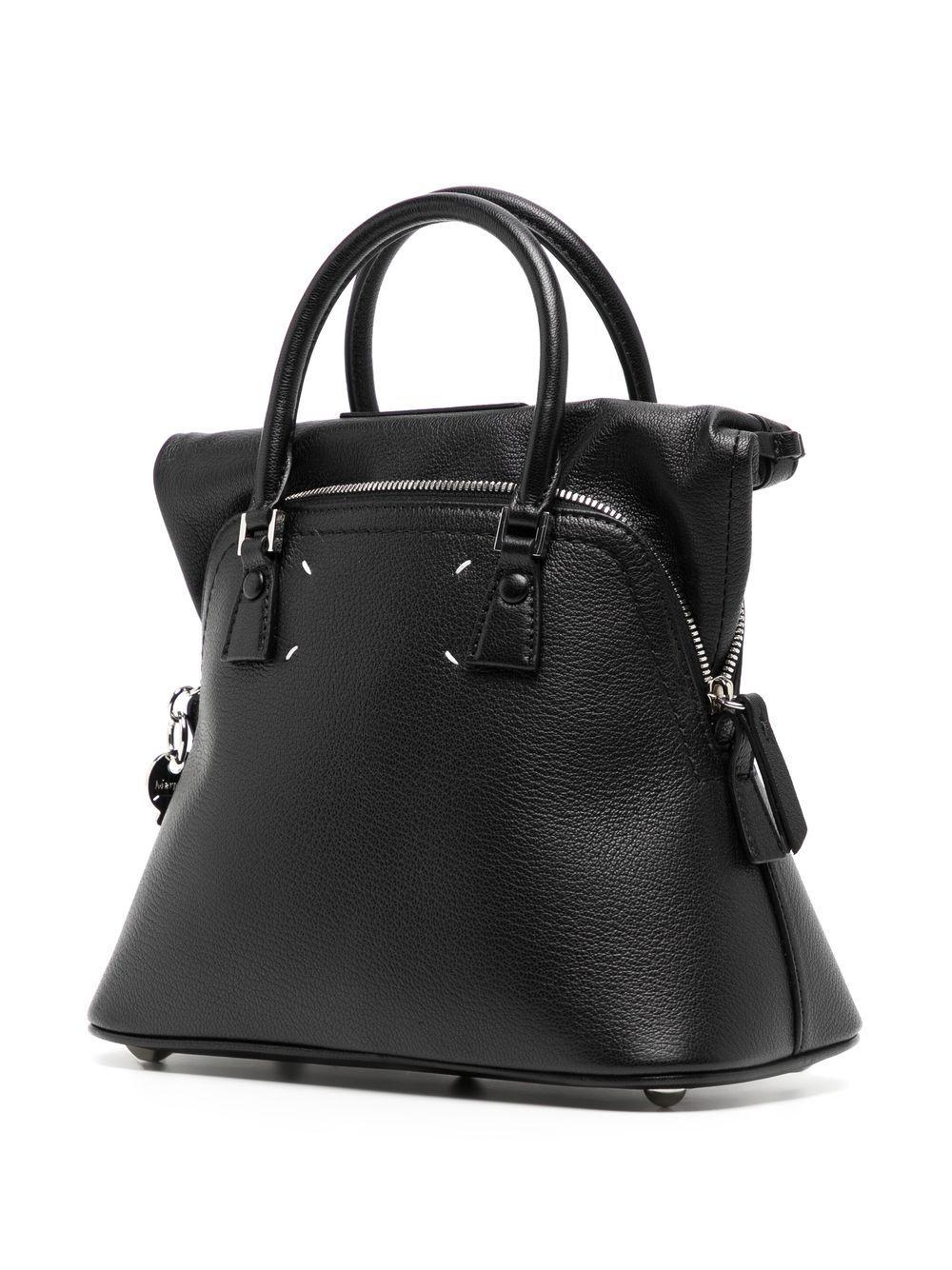 MAISON MARGIELA Borsa tote '5AC' in pelle martellata