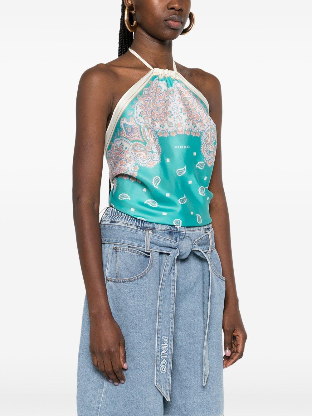 PINKO Top halter 'Synchro'