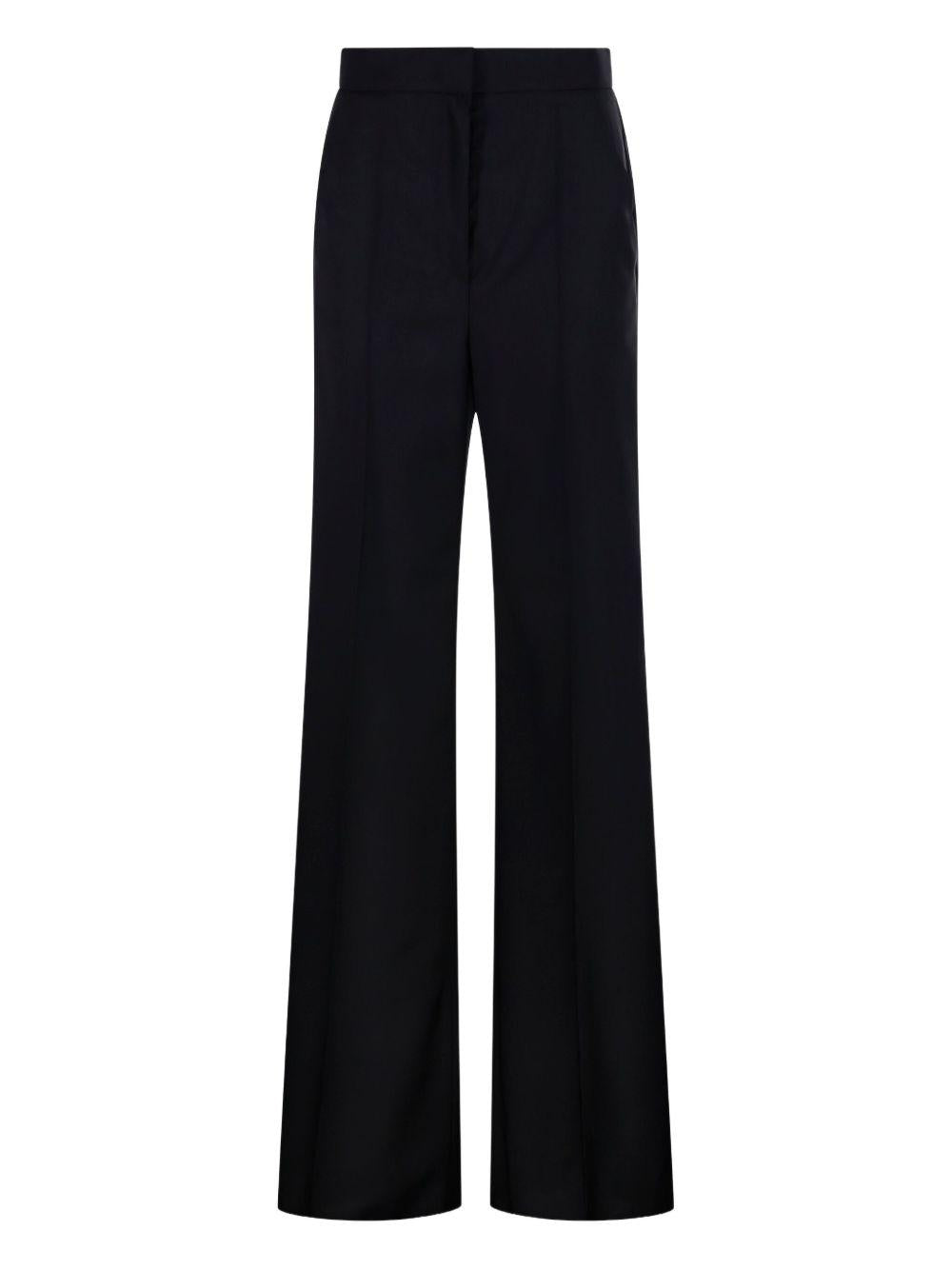 MAX MARA Pantalone 'Fernet' in tela di pura lana leggera vita