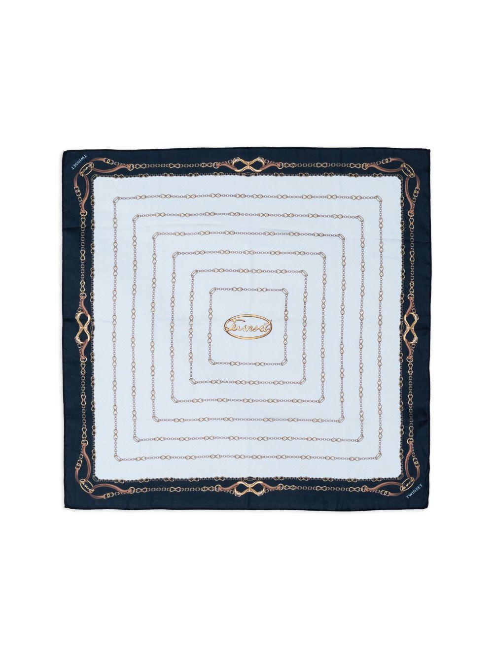 TWINSET Foulard azzurro e blu