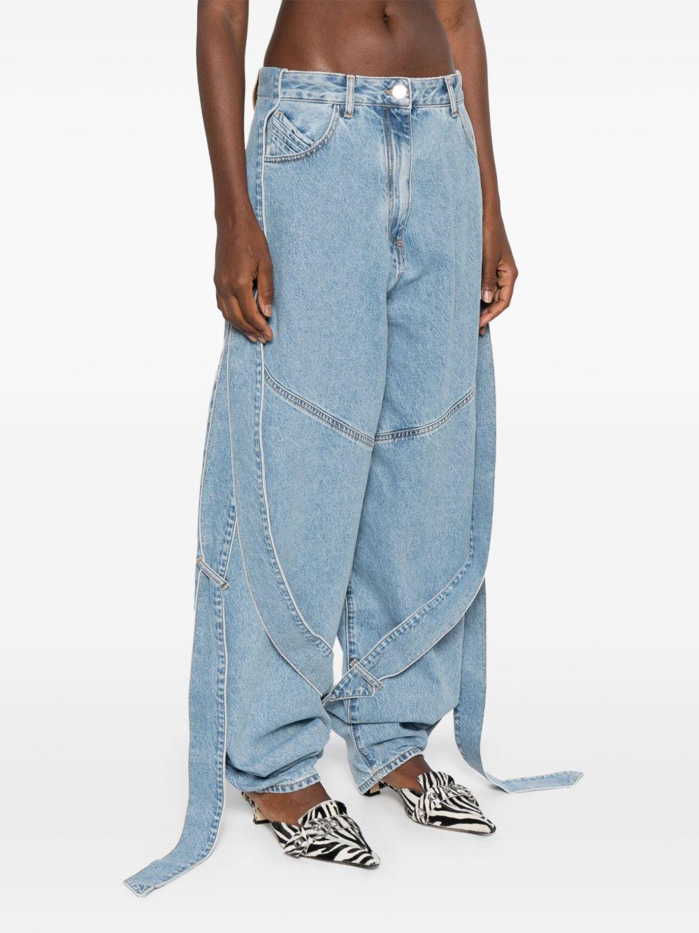THE ATTICO Jeans over in denim