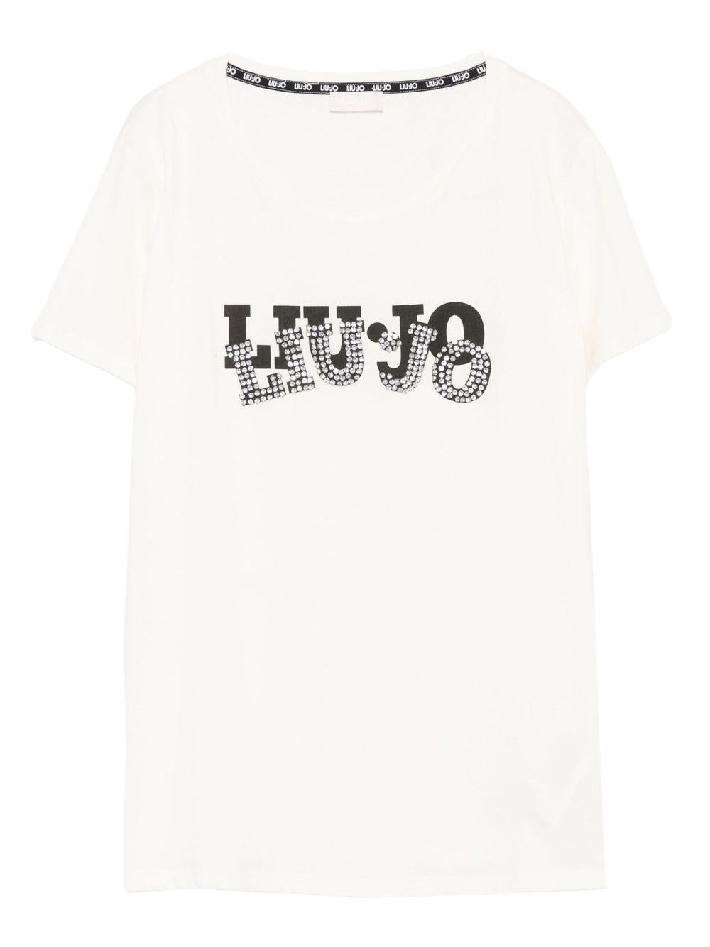 LIUJO T-shirt girocollo con logo