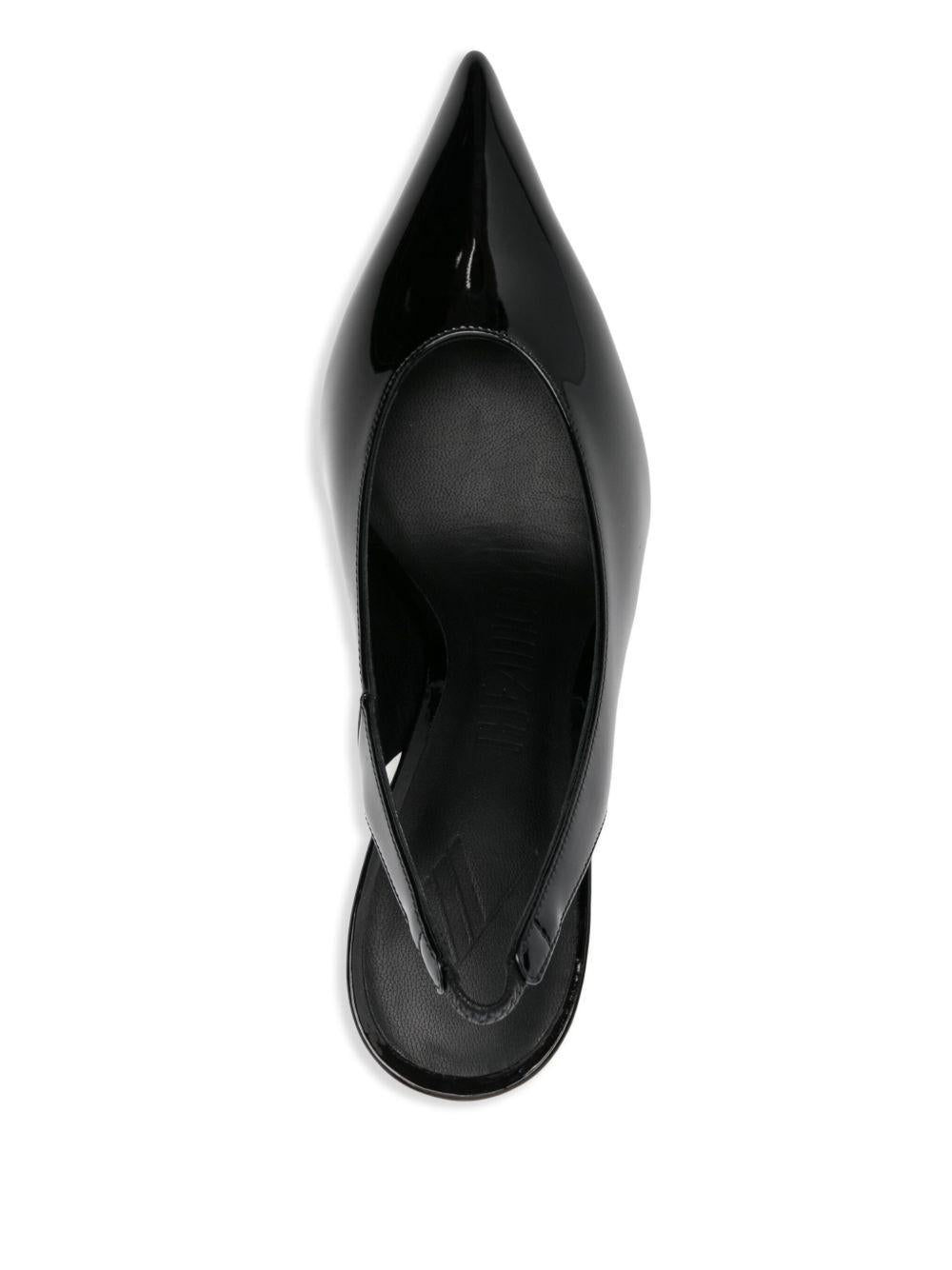 THE ATTICO Slingback 'Viper' neri