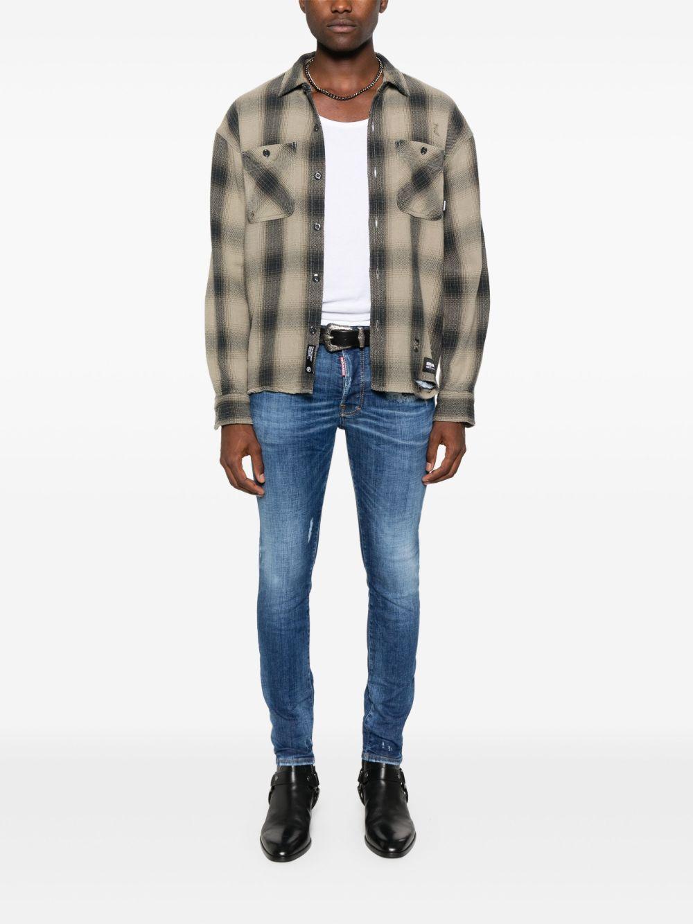 DSQUARED2 Jeans blu in cotone elasticizzato