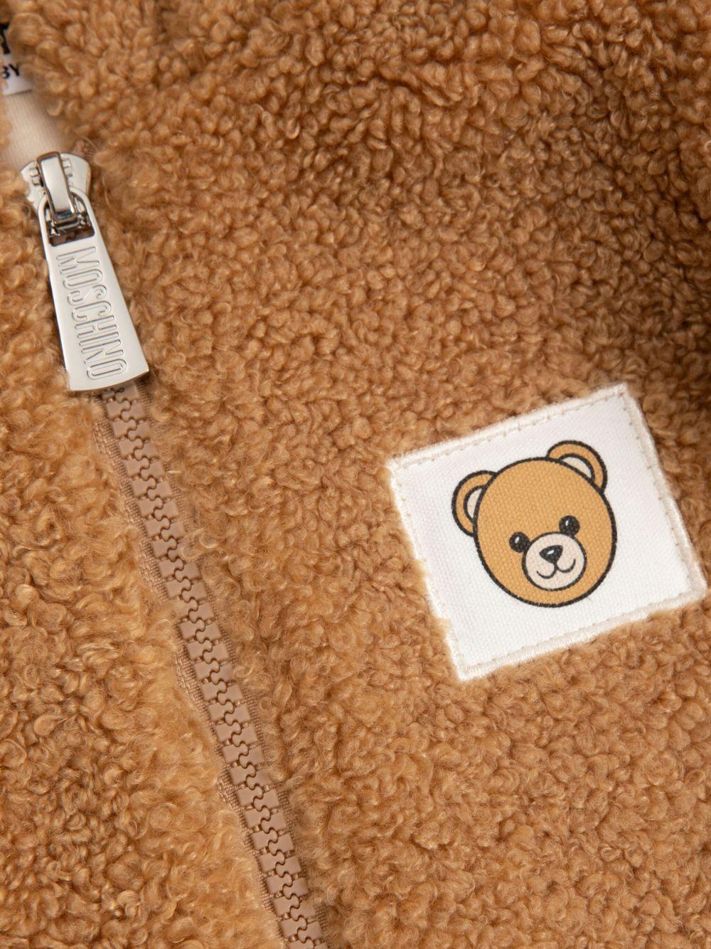 MOSCHINO Giacca teddy con zip