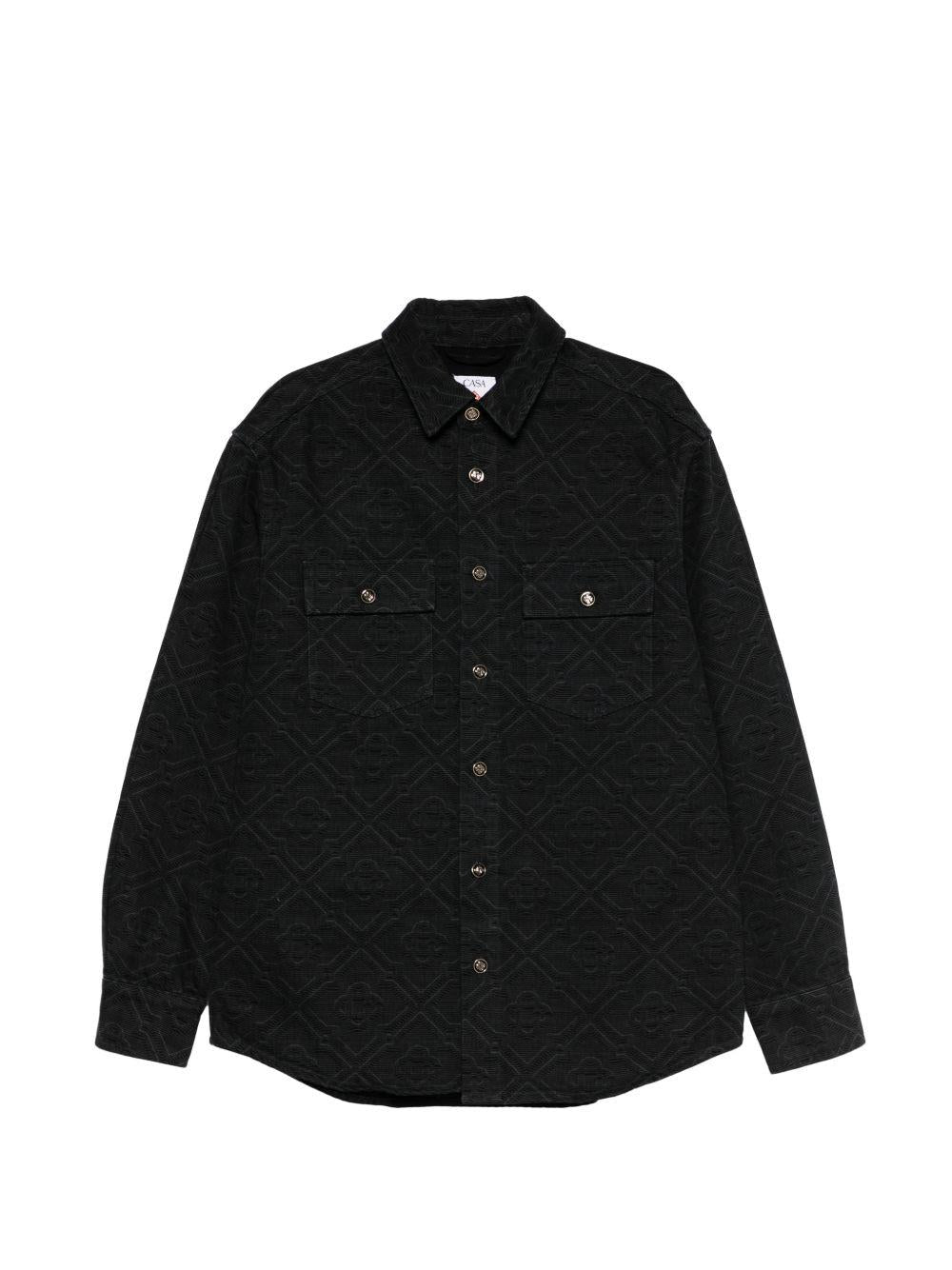 CASABLANCA Camicia con motivo monogram all over