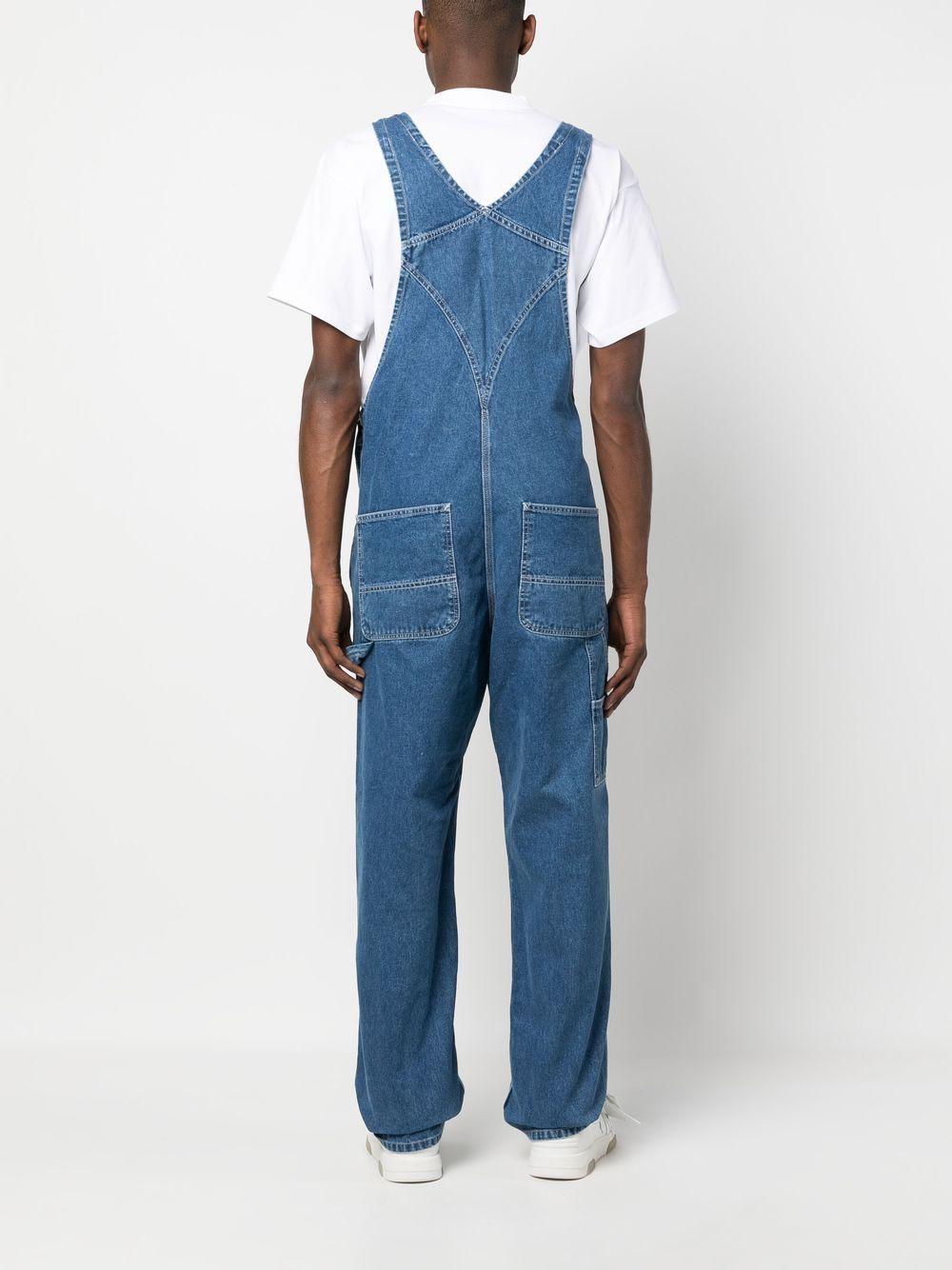 CARHARTT WIP Salopette in denim con bretelle regolabili