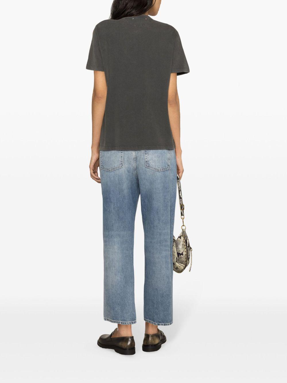 GOLDEN GOOSE T-shirt grigio antracite