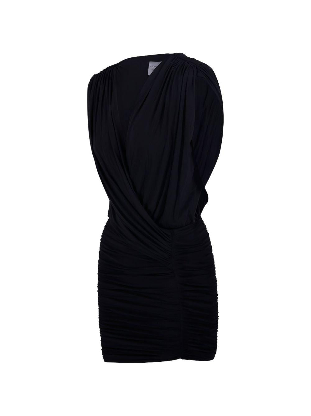 AMAZUIN Abito nero corto Candice Deep Black