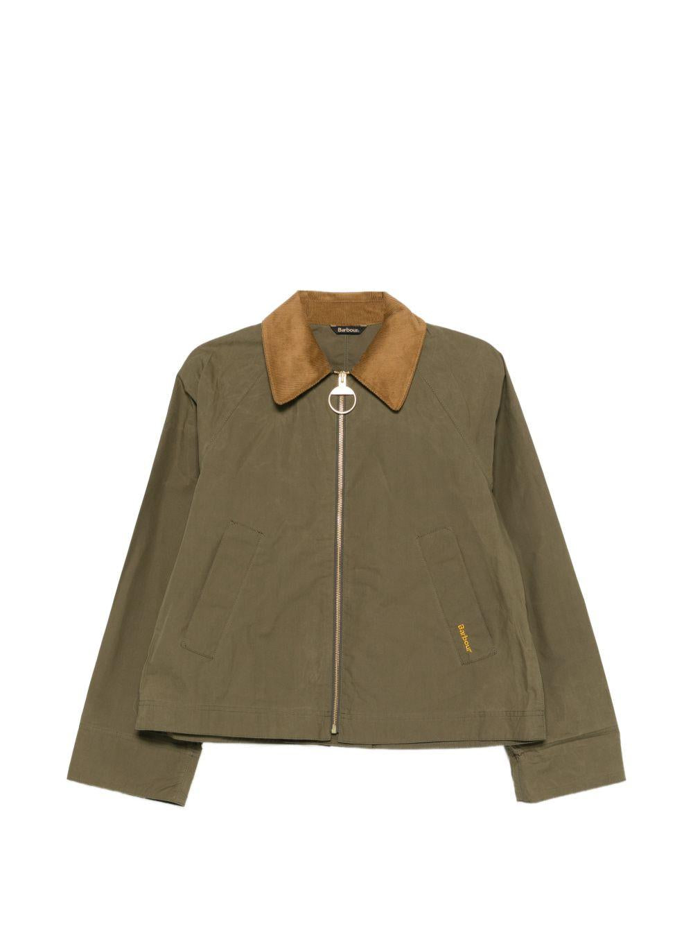BARBOUR Giacca Catlin in cotone verde