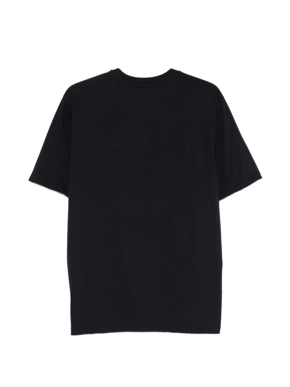 MAJESTIC FILATURES T-shirt in cotone nero
