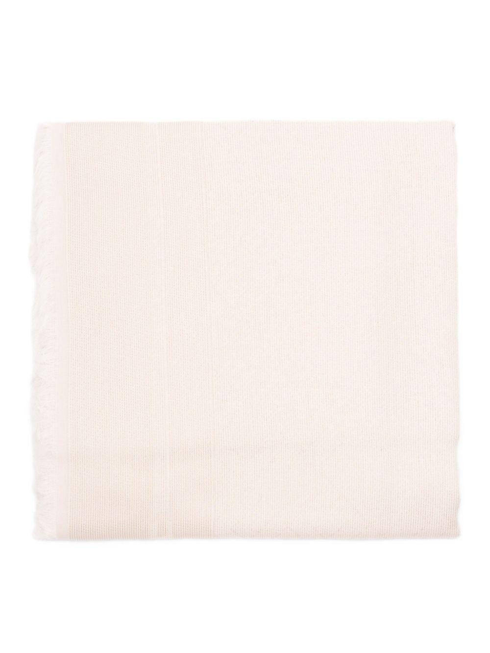 ELISABETTA FRANCHI Sciarpa in jacquard con motivo decorativo logo