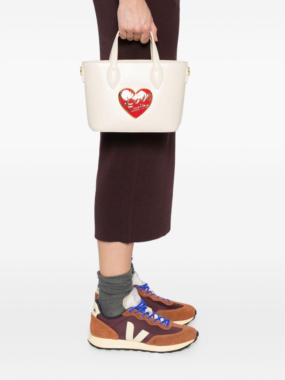 LOVE MOSCHINO Borsa a mano con lettering dorato