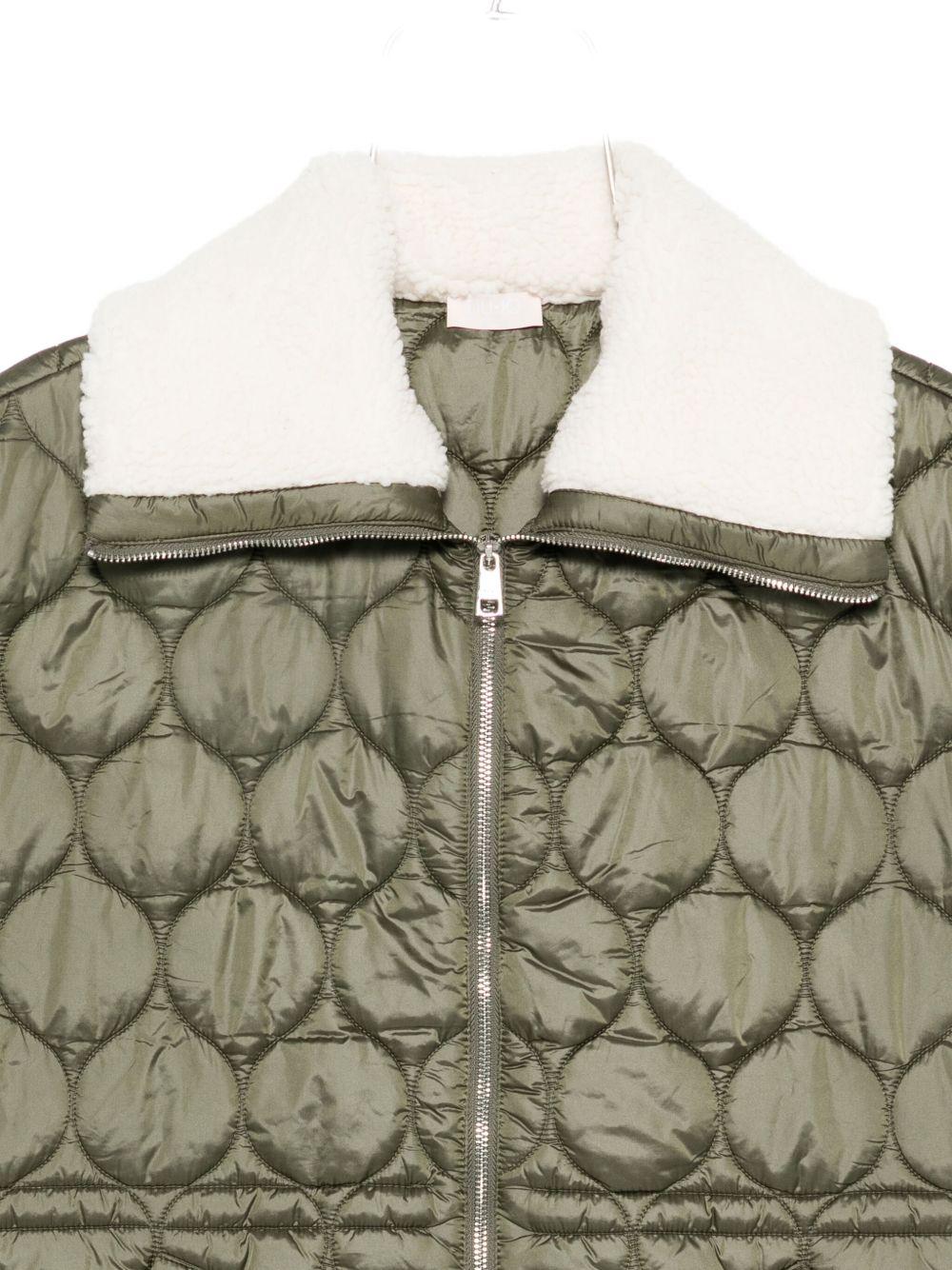 LIUJO Gilet verde militare trapuntato