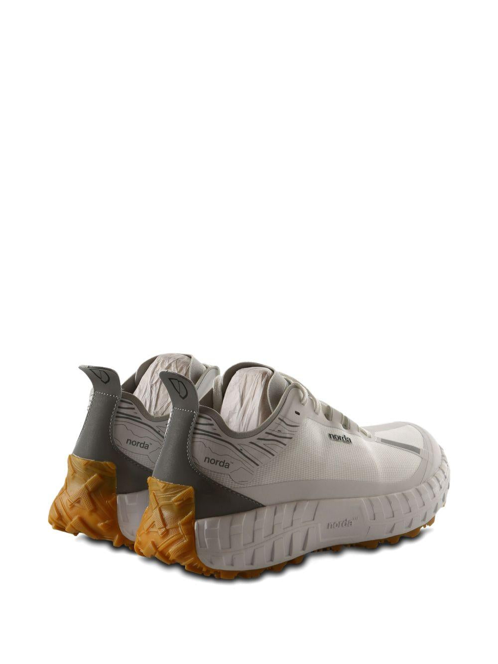 NORDA Sneakers 001A da running ultraleggere in materiali high-tech bianchi