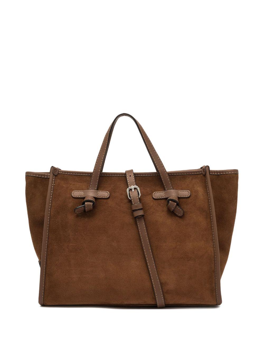 GIANNI CHIARINI Borsa tote Miss Marcella 32 in pelle marrone