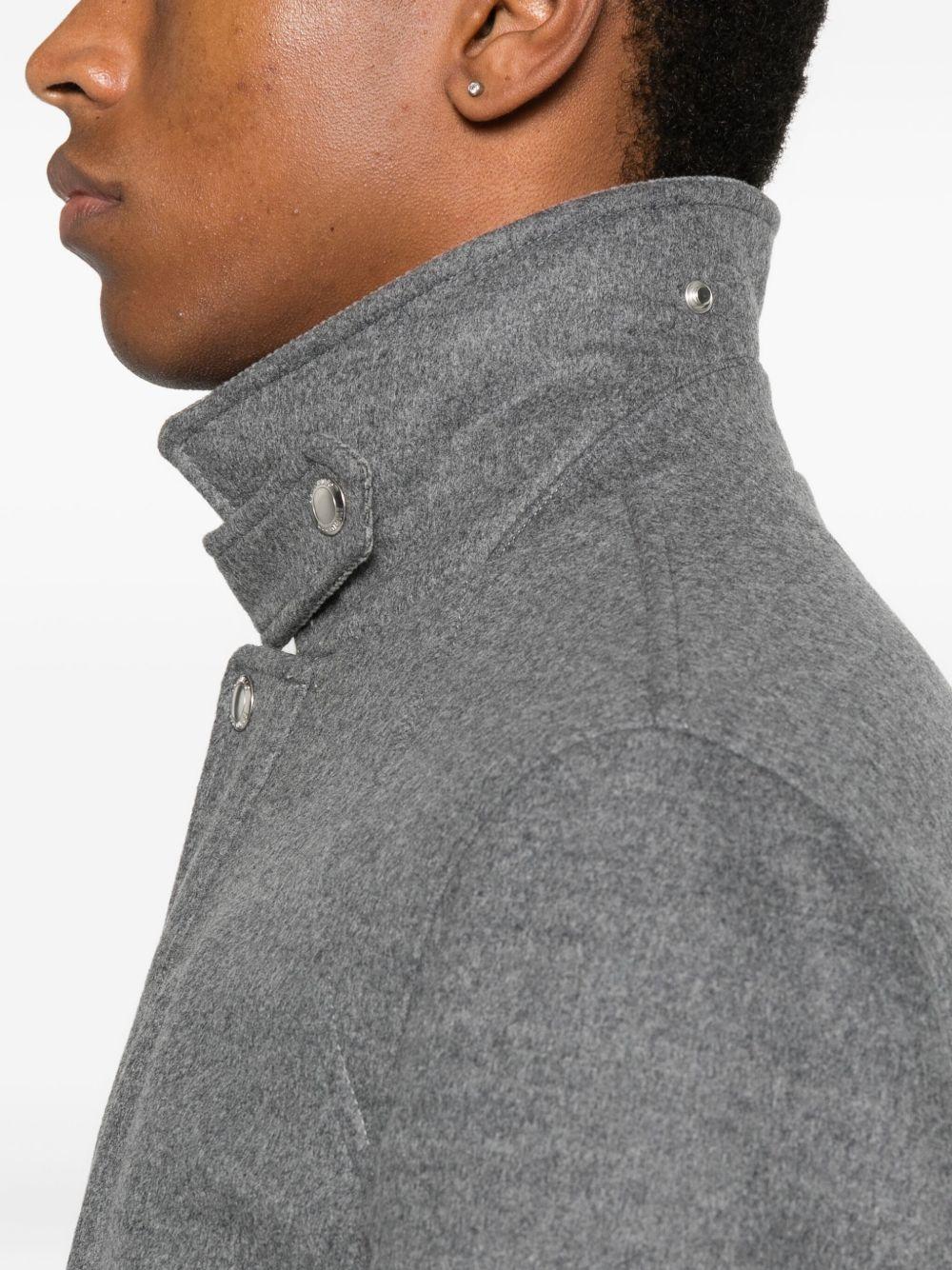 BRUNELLO CUCINELLI Pure gray wool jacket
