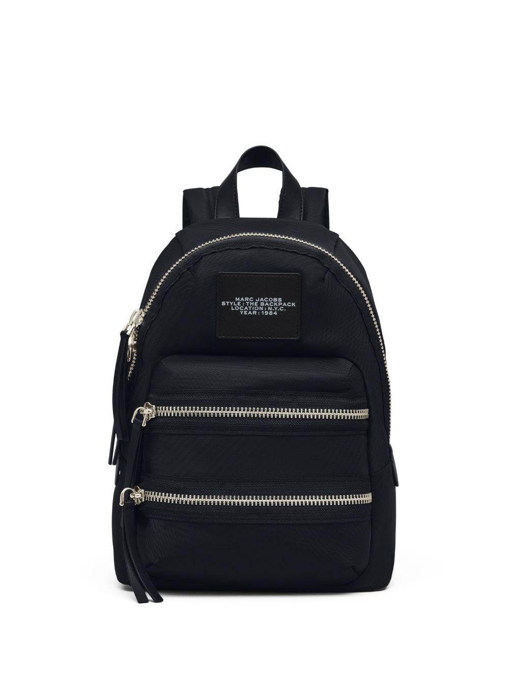 MARC JACOBS Zaino nero con tasche