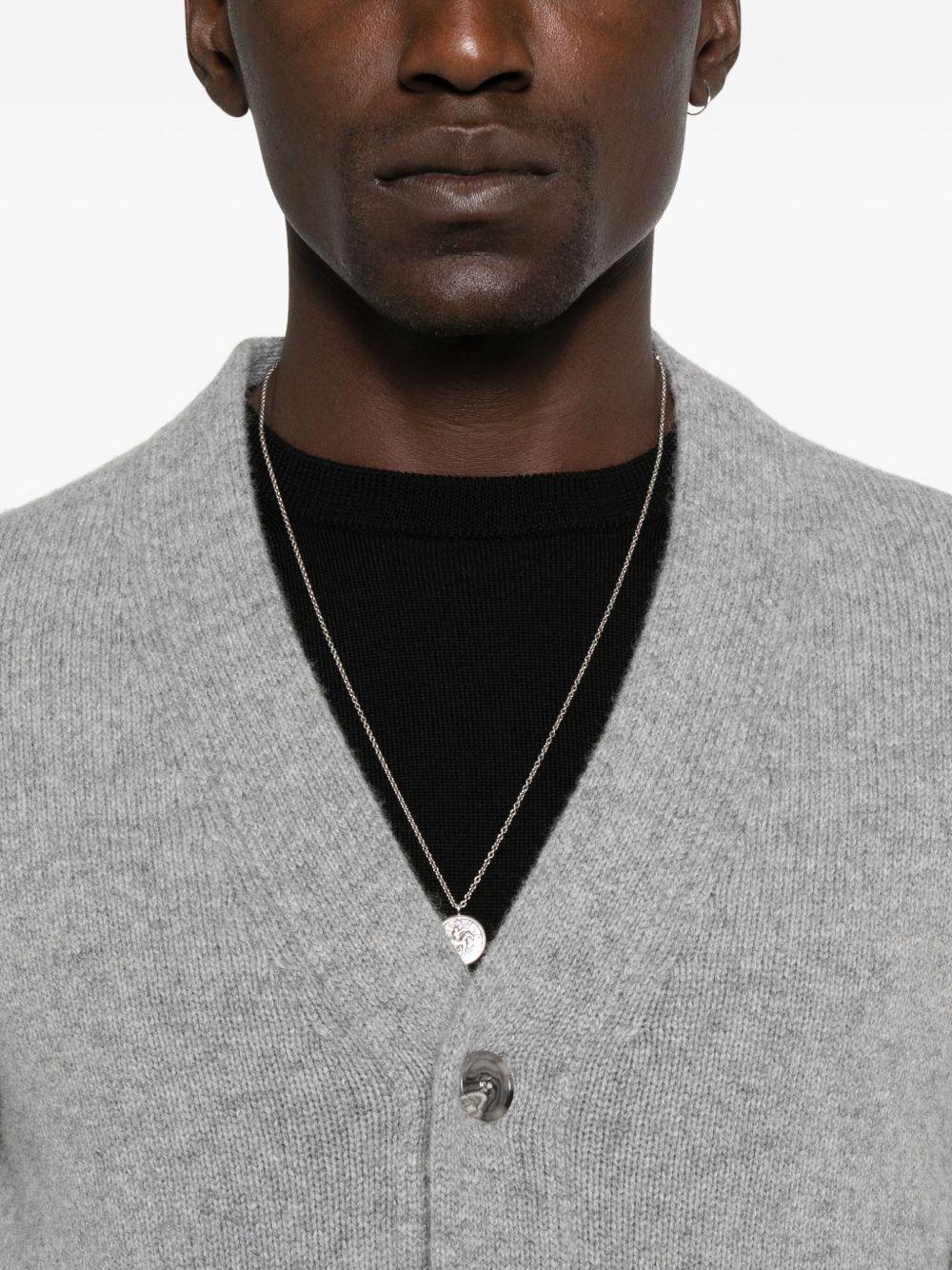 DANIELE FIESOLI Cardigan grigio con scollo a V