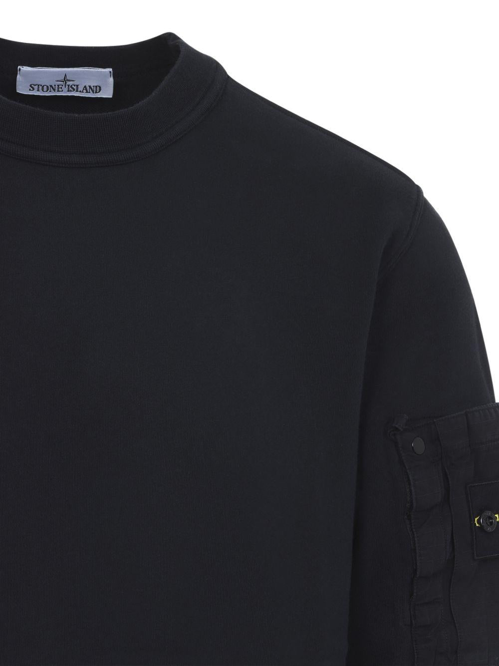 STONE ISLAND Felpa girocollo con logo