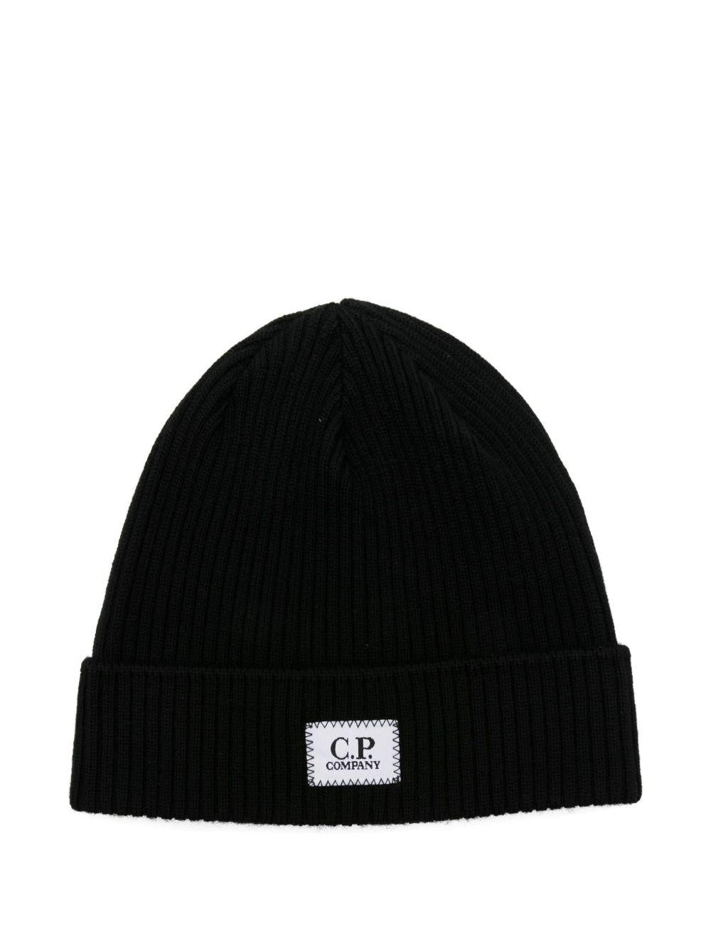 CP COMPANY Berretto in lana con logo