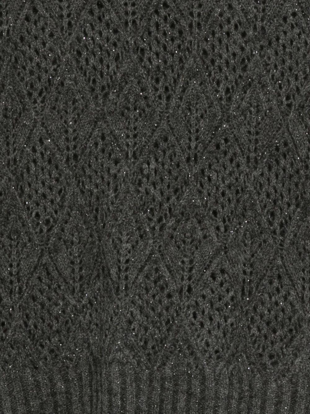 D EXTERIOR Maglia grigia a maniche lunghe