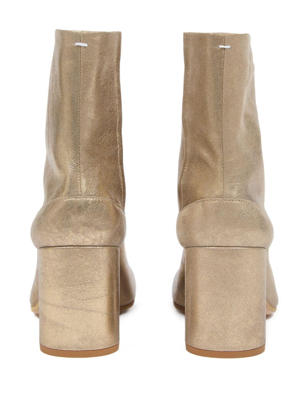 MAISON MARGIELA Stivaletti dorati Tabi
