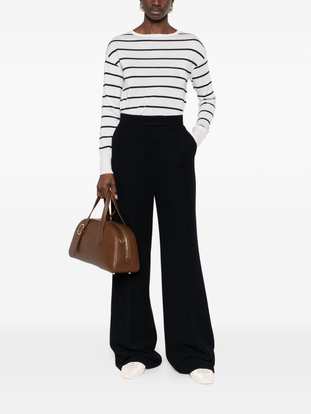MAX MARA Maglia girocollo Bella in cashmere a righe