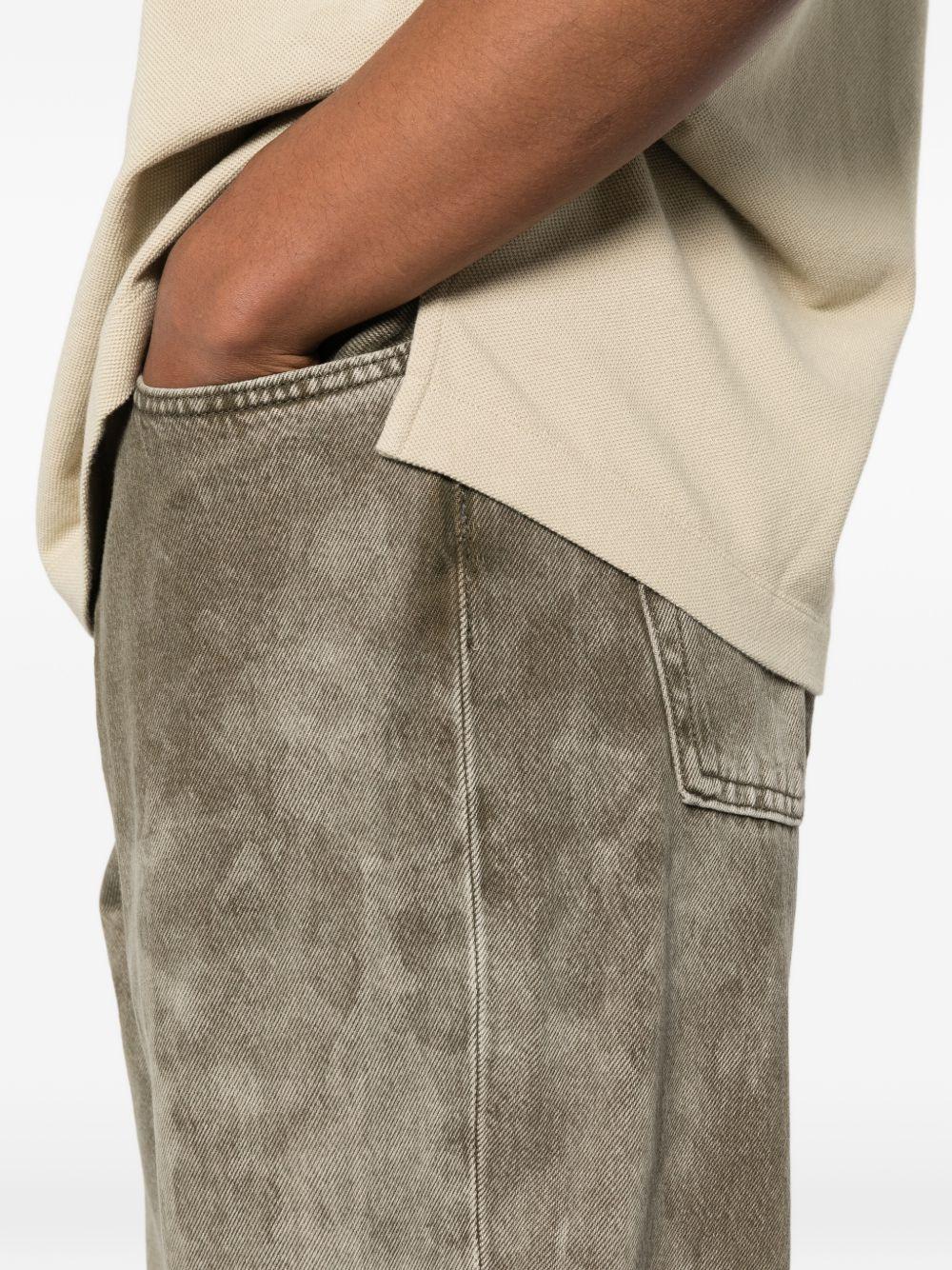 LEVIS Jeans 578 verde chiaro tie-dye a cinque tasche