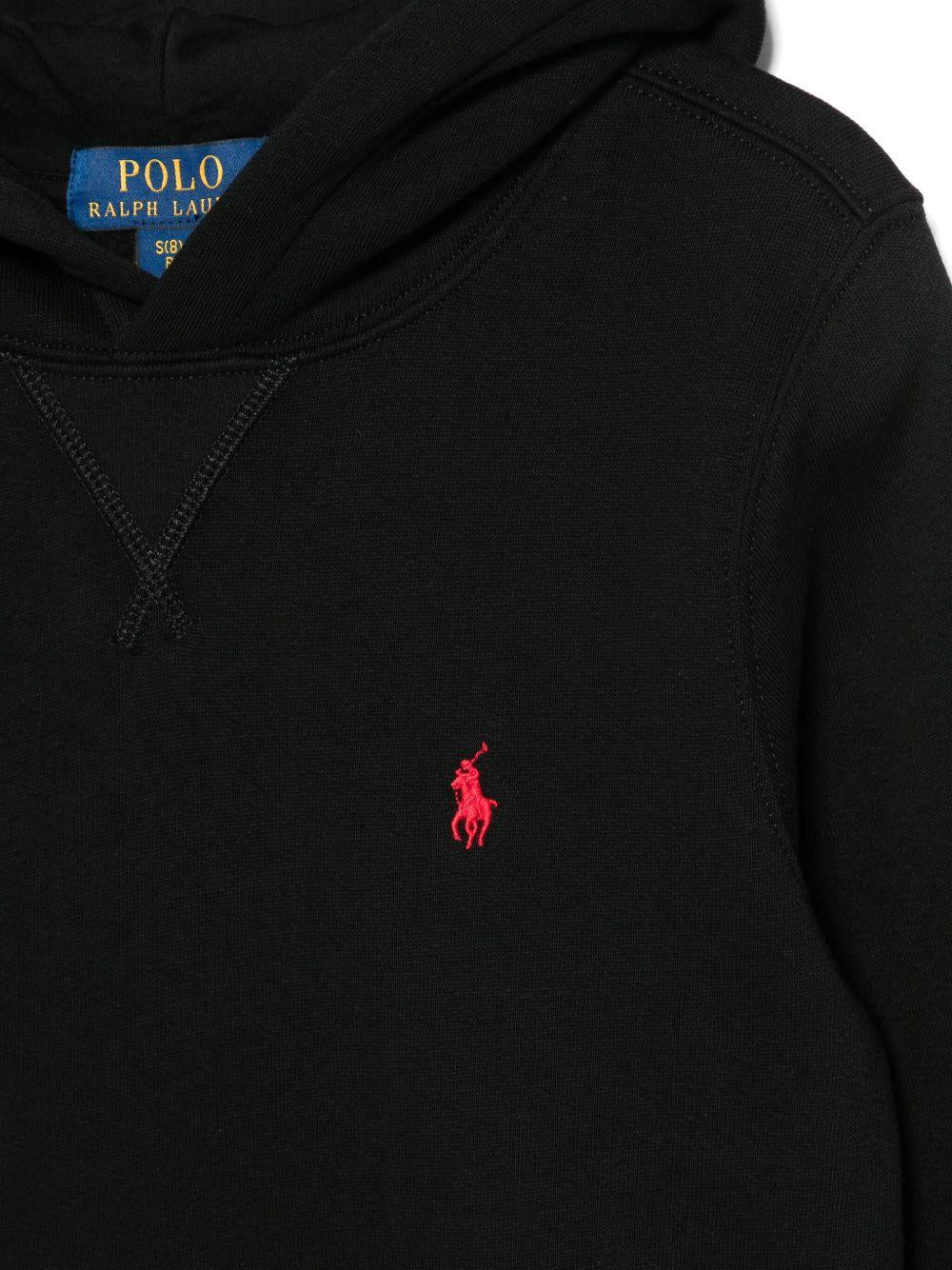 POLO RALPH LAUREN Felpa con cappuccio e logo