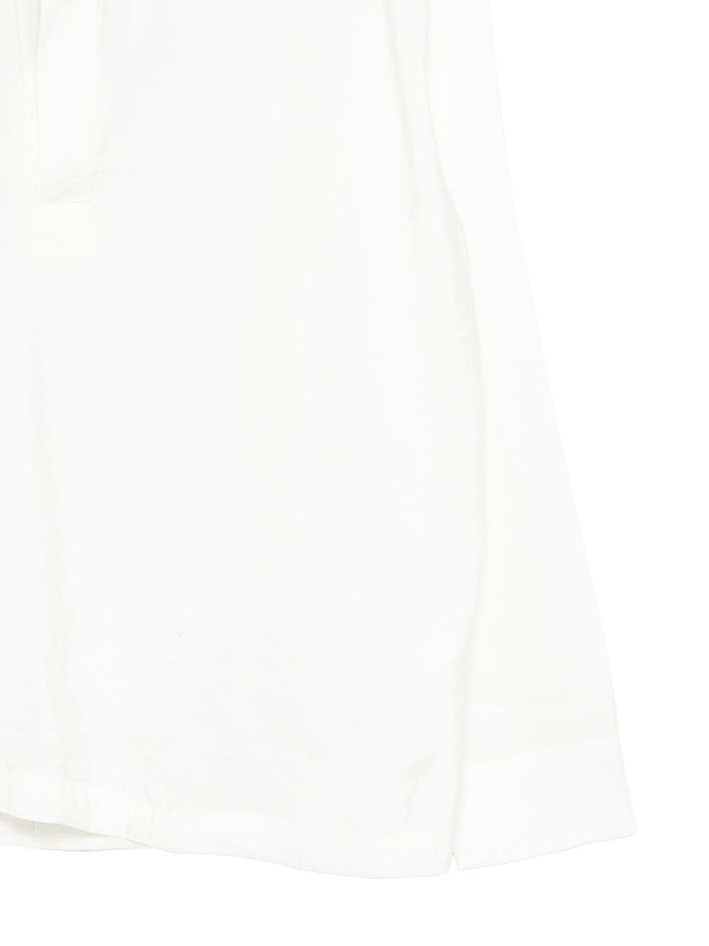 DANIELE ALESSANDRINI Polo bianca a maniche lunghe