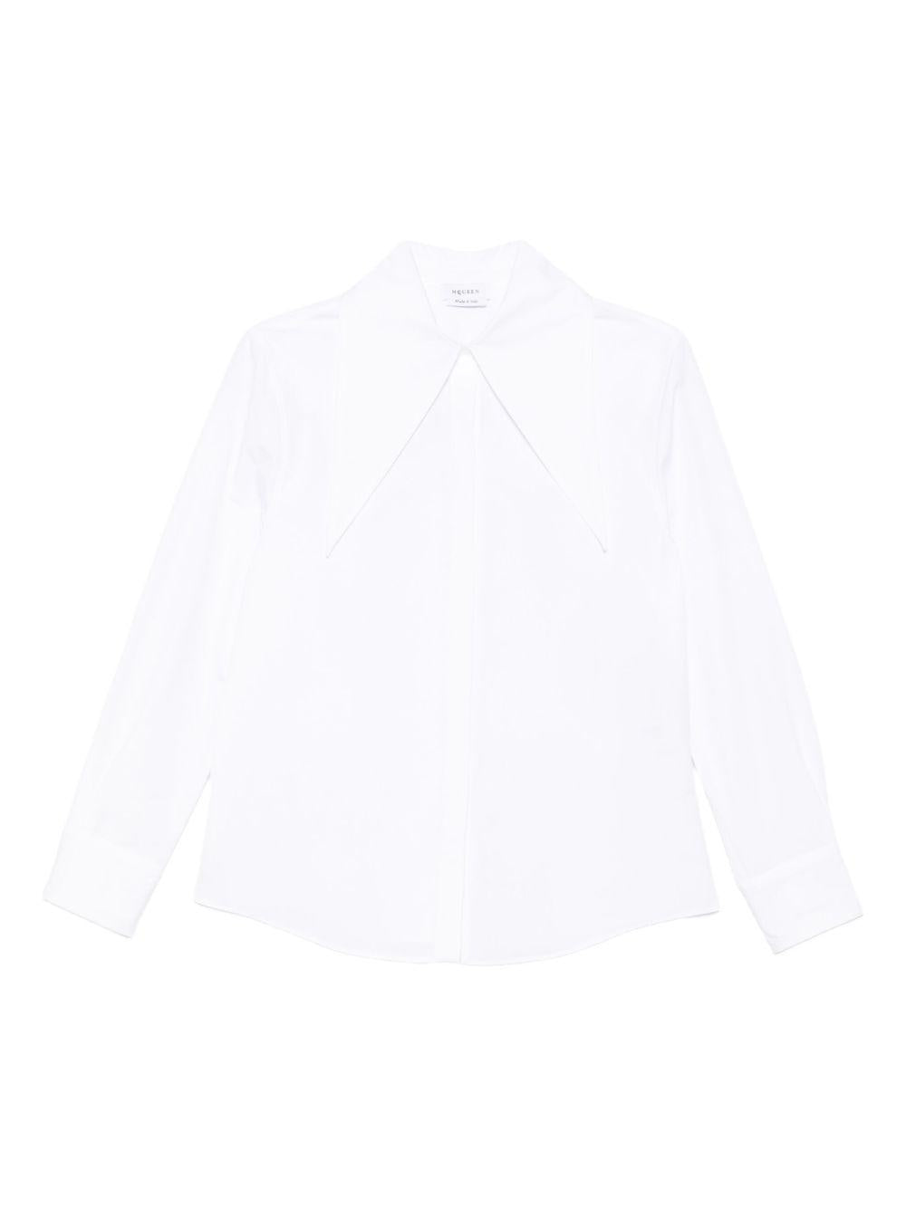 ALEXANDER McQUEEN Camicia in cotone con colletto oversize