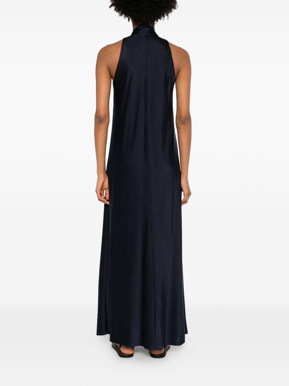 FORTE FORTE Abito lungo con collo lavallière