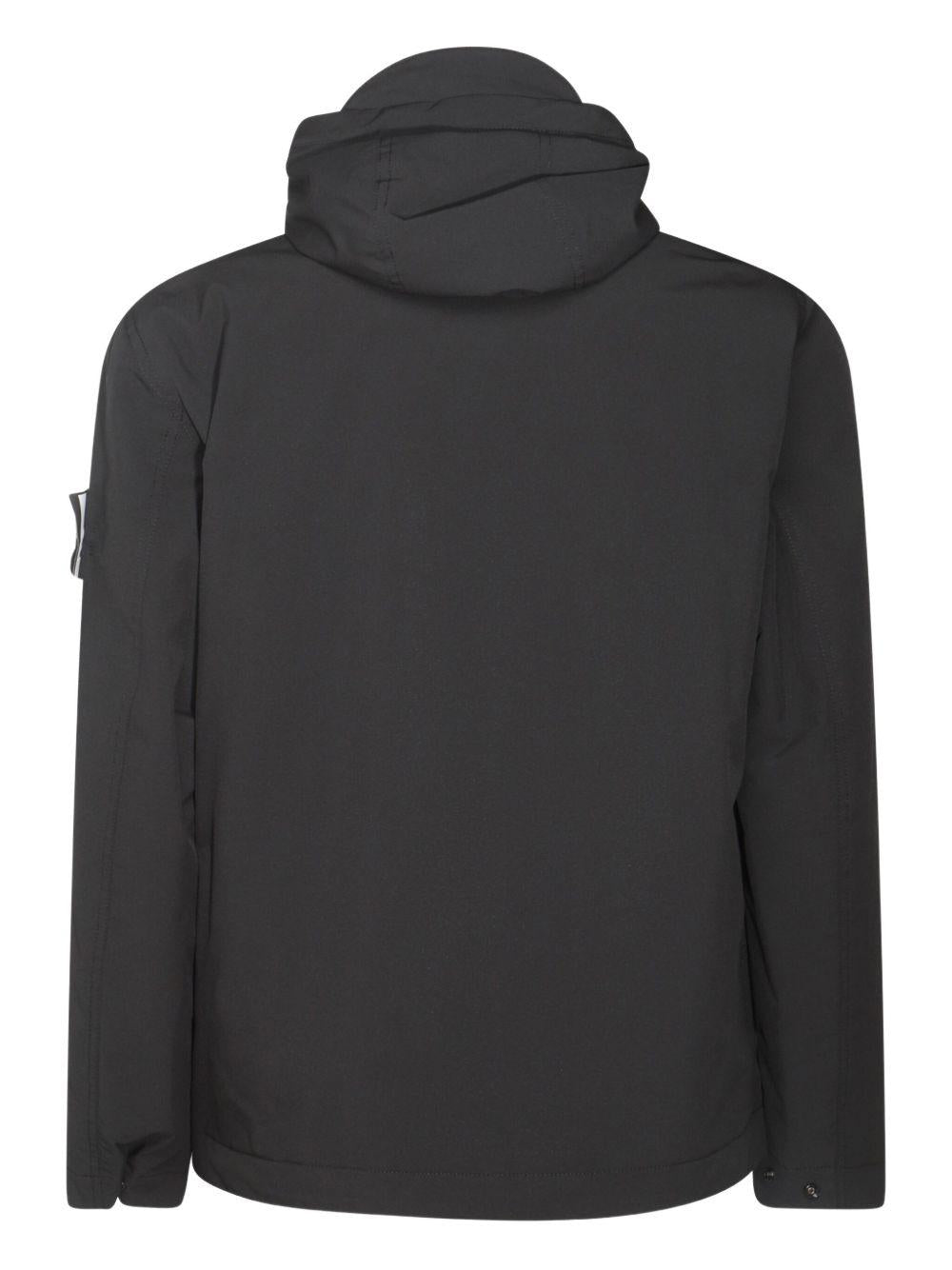 STONE ISLAND Giacca imbottita con patch logo